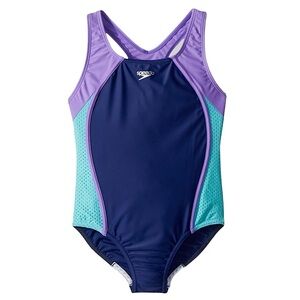 NWOT Speedo Mesh Thick Strap One Piece